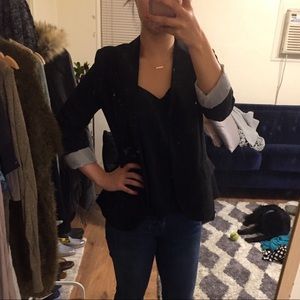 Black casual blazer